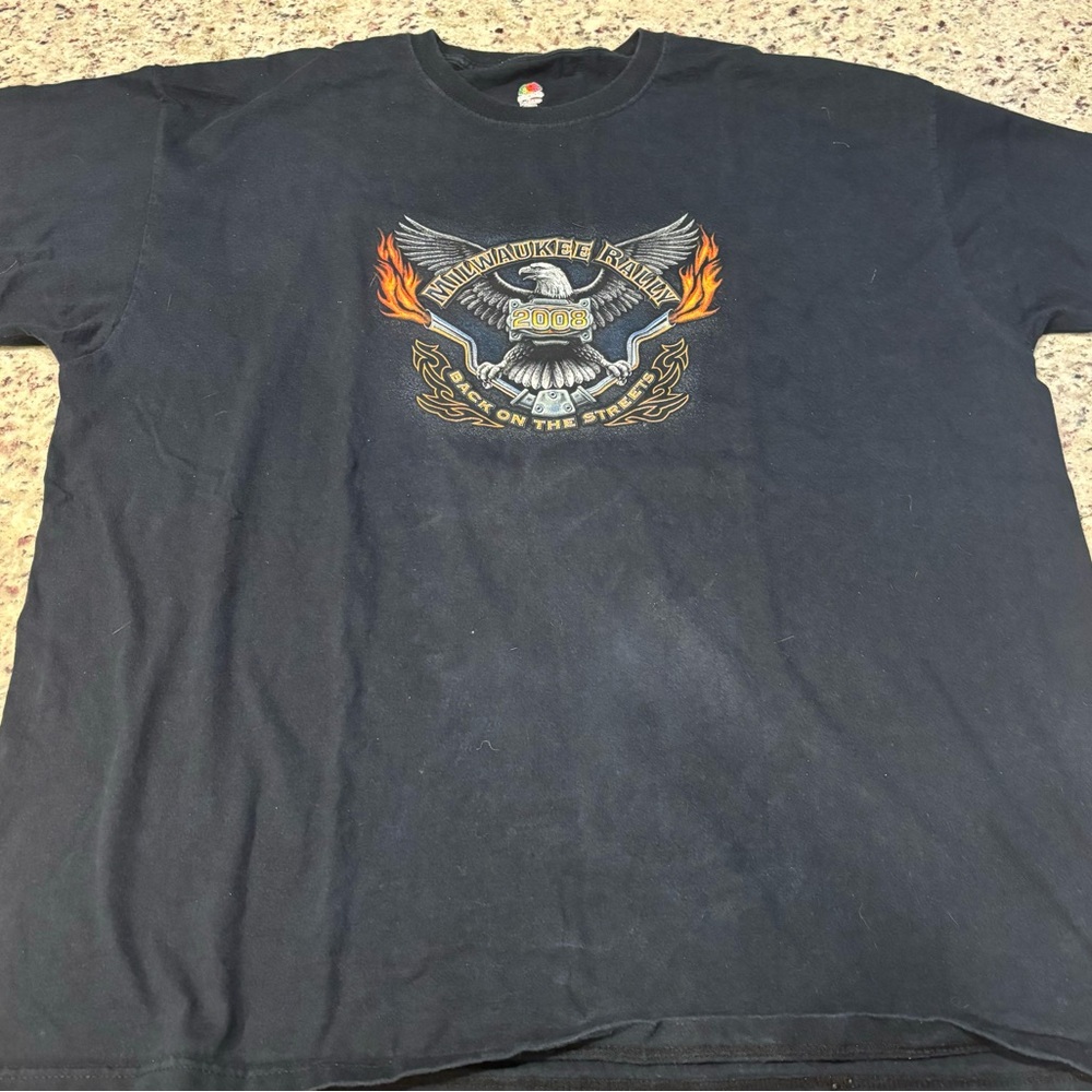 Milwaukee Rally 2008 tshirt size 2xl